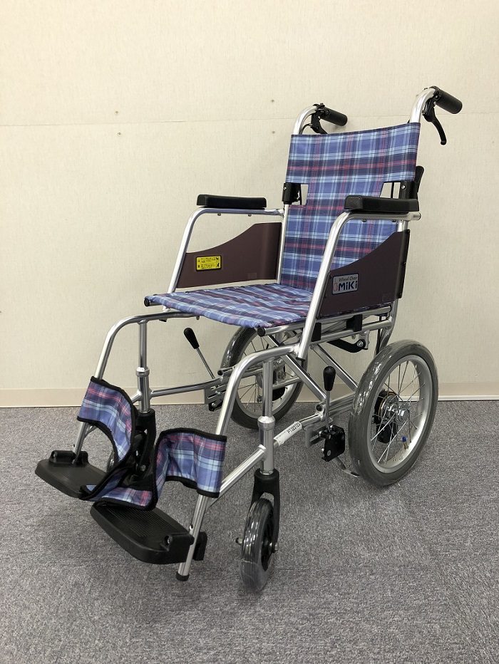 E Shopプライムケア東京 中古車椅子 Skt 1 スタンダード介助式 ミキ 軽い コンパクト スリム